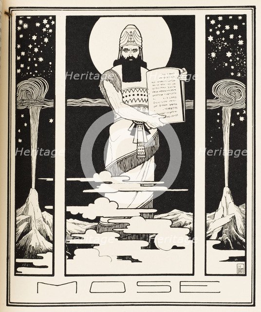 Moses. From The Books of the Bible, 1908.