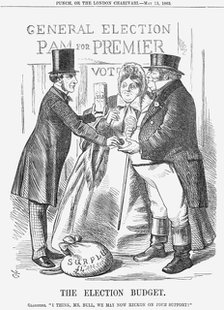 'The Election Budget', 1865. Artist: John Tenniel