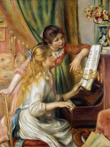 'Young Girls at the Piano', 1892. Artist: Pierre-Auguste Renoir