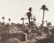 Abâziz, Intérieure d'un Village Arabe, 1851-52. Creator: Félix Teynard.
