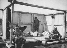 Taking mud treatments on Lake Shira, 1900-1909. Creator: LI Vonago.