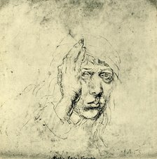 'Self portrait with a Bandage', 1492, (1943). Creator: Albrecht Durer.
