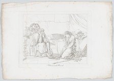 Belisane and Percival Under the Enchantment of Urma, 1806. Creator: Johann Heinrich Lips.