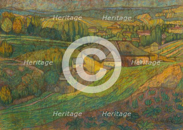 View of Kalvaria, 1910-1914. Creator: Konstantín Kövári-Kacmarik.