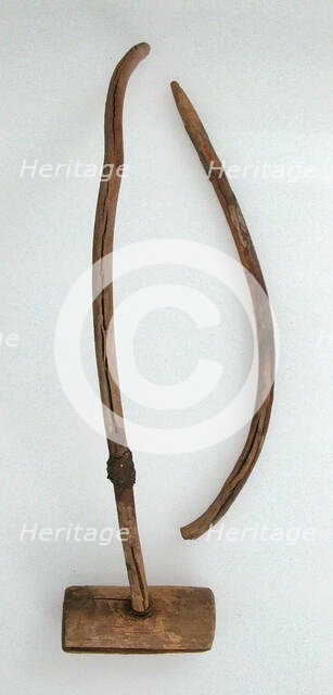 Wood Fragments, Coptic, 580-640. Creator: Unknown.