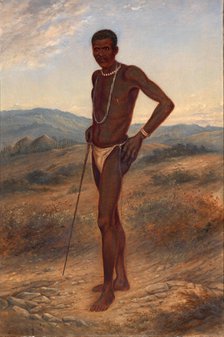 Kaffir Man, ca. 1893. Creator: Antonio Zeno Shindler.