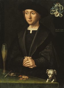 Portrait of a Member of the Alardes Family, early 16th century. Creator: Jacob Claesz van Utrecht.
