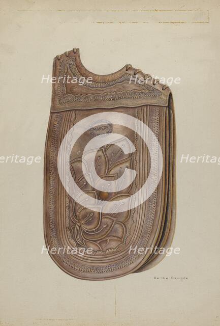 Saddle Bag, c. 1939. Creator: Bertha Semple.