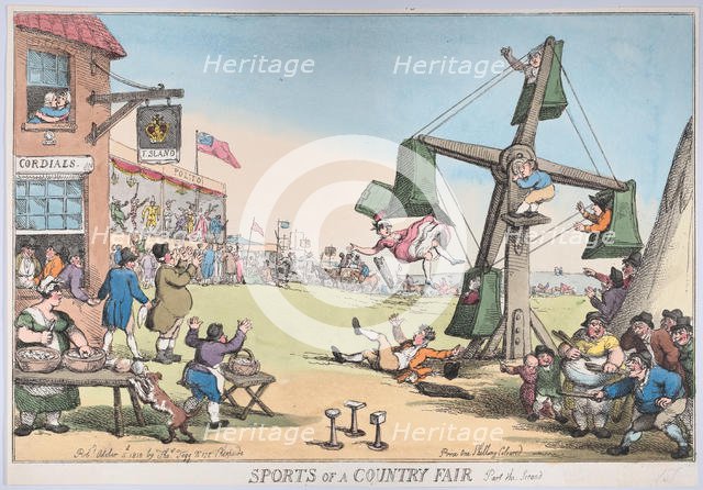 Sports of a Country Fair, Part the Second, October 5, 1810., October 5, 1810. Creator: Thomas Rowlandson.