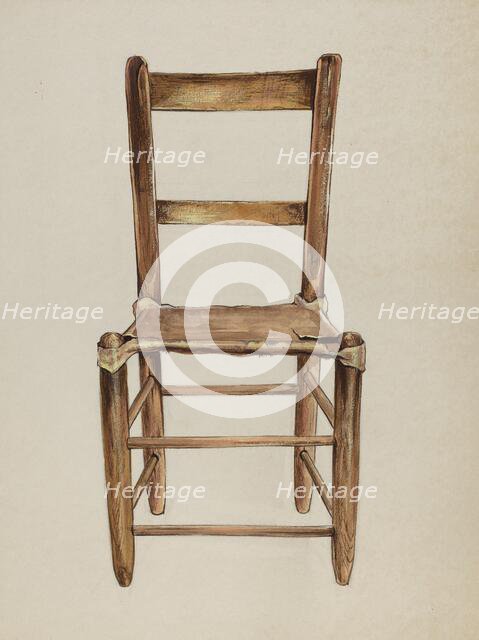 Side Chair, 1950. Creator: Louie H. Ewing.