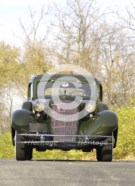 Cadillac V8 355d coupe by Fisher 1934. Artist: Simon Clay.