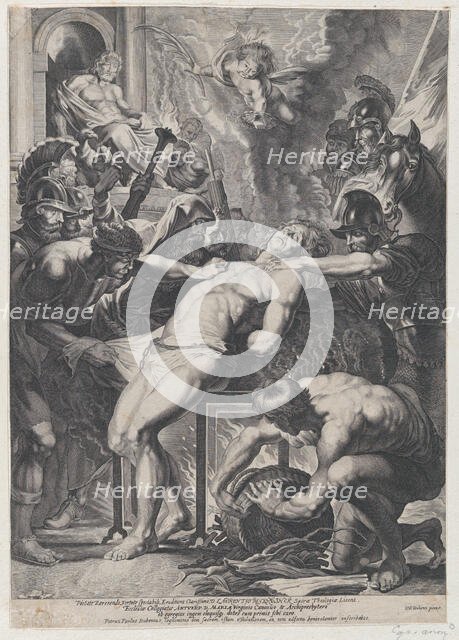 Saint Lawrence at the Stake, ca. 1621-1750. Creator: Anon.