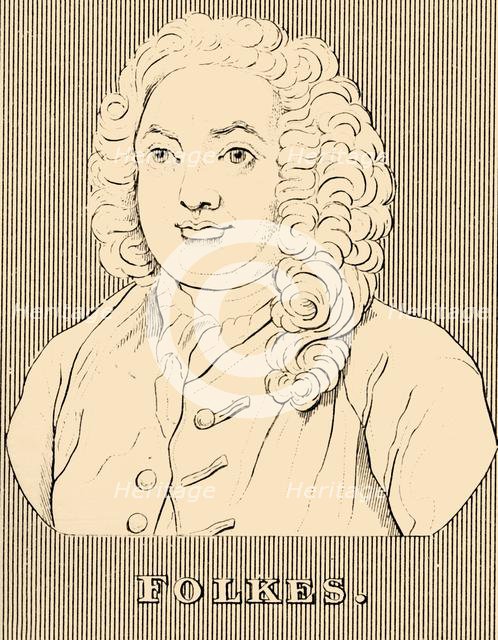 'Folkes', (1690-1754), 1830. Creator: Unknown.