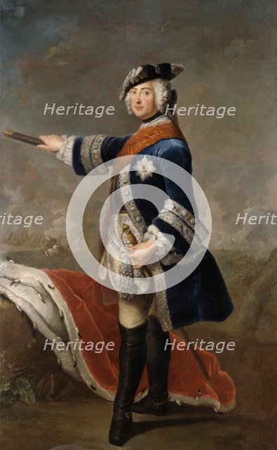 Portrait of Frederick II of Prussia (1712-1786), 1746.