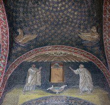 Mosaic of St Paul and St Peter in the Mausoleum of Galla Placidia, 5th century. Artist: Unknown