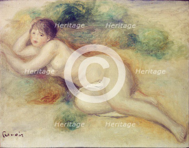 Nude Figure of a Girl, 1880-1889. Artist: Pierre-Auguste Renoir.