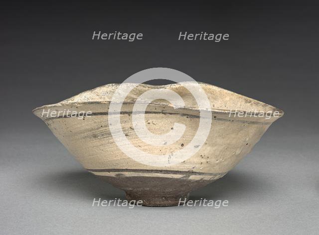 Bowl with Brushing Decorations, 1400s-1500s. Creator: Unknown.