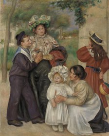 The Artist's Family (La Famille de l'artiste) , 1896. Creator: Renoir, Pierre Auguste (1841-1919).