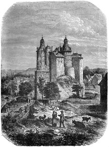 Chateau de Montbeliard (Castle of Montbeliard), France, 1882-1884. Artist: Alexandre de Bar