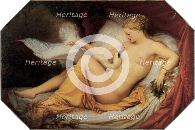Leda and the Swan, 1855.