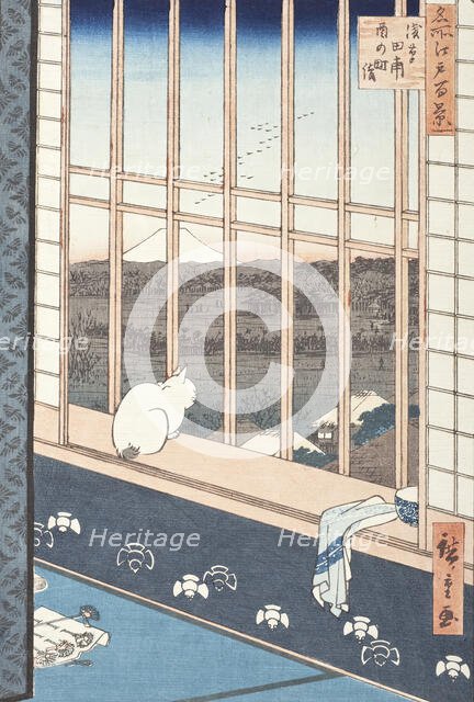 Asakusa Rice Fields and Festival of Torinomachi, 1857. Creator: Ando Hiroshige.