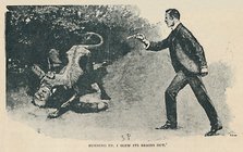 'Running Up. I Blew Its Brains Out', 1892. Artist: Sidney E Paget.