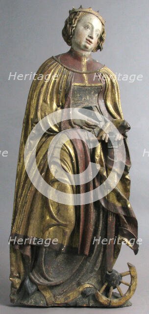 St. Catherine of Alexandria, German, early 16th century. Creator: Unknown.