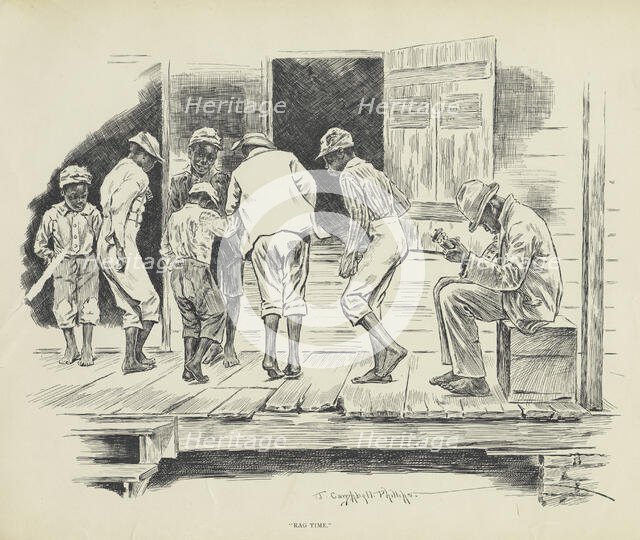 Rag time, 1899. Creator: Jay Campbell Phillips.