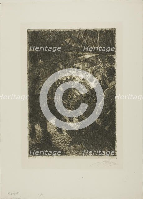 Gopsmor Cottage, 1917. Creator: Anders Leonard Zorn.