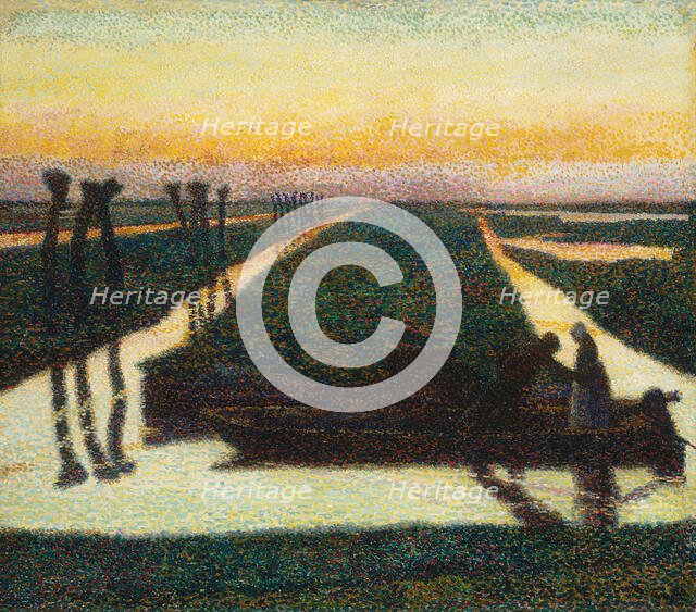 Broek in Waterland, 1889. Creator: Jan Toorop.