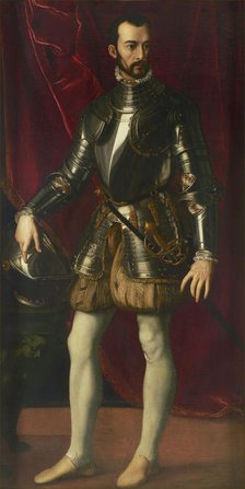 Portrait of Francesco I de' Medici (1541-1587), Grand Duke of Tuscany, 1570-1575. Creator: Allori, Alessandro (1535-1607).