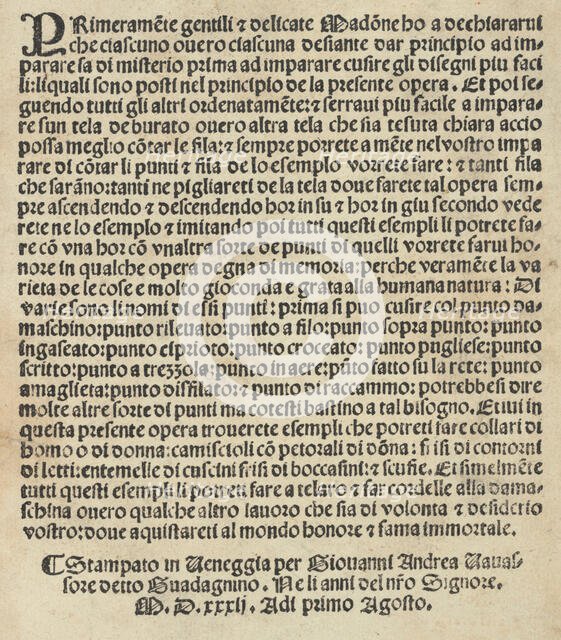 Esemplario di Lauori..., page 14 (verso), August 1, 1532. Creators: Giovanni Andrea Vavassore, Florio Vavassore.