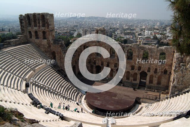 Odeon of Herodes Atticus, Athens, Greece, 2003. Creator: Ethel Davies.