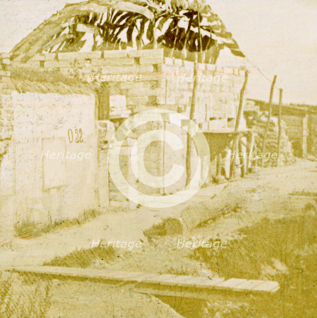Trenches, Pervijze, Flanders, Belgium, c1914-c1918. Artist: Unknown.