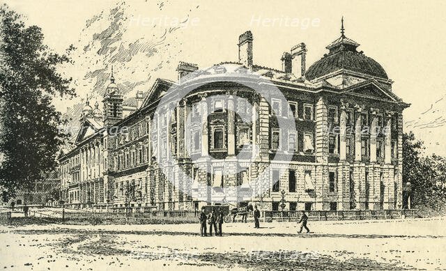 'The New Admiralty Buildings, St. James's Park, London', c1900. Creator: Unknown.