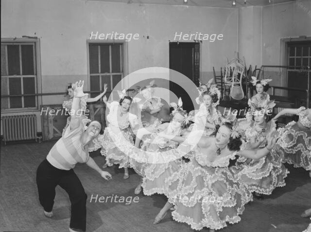 Portrait of Lee Sherman, Radio City Music Hall, New York, N.Y., ca. June 1947. Creator: William Paul Gottlieb.