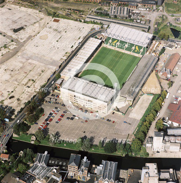 Carrow Road, Norwich, Norfolk, 1992. Artist: Aerofilms.
