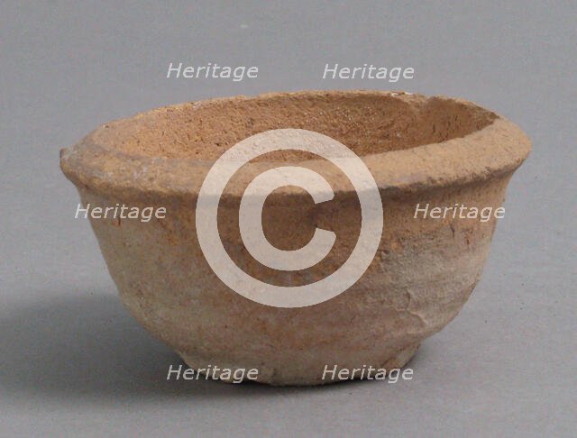 Bowl, Coptic, 4th-7th century. Creator: Unknown.