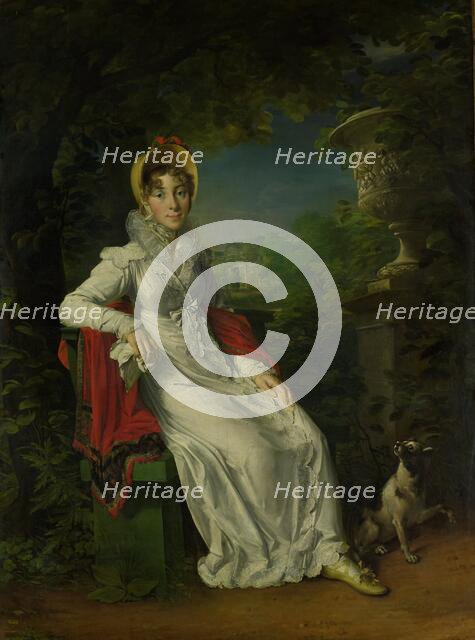 Carolina Ferdinanda Louisa of Sicily (1798-1870). Wife of Charles Ferdinand, Duc de Berry, in the Pa Creator: Francois Gérard.