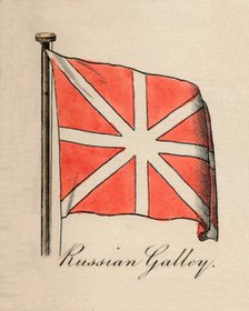 'Russian Galley', 1838. Artist: Unknown.