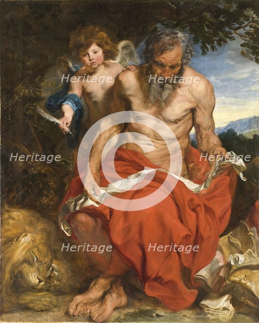 Saint Jerome, 1618-1619. Artist: Dyck, Sir Anthonis, van (1599-1641)