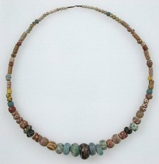 Beaded Necklace, Frankish, 500-600. Creator: Unknown.