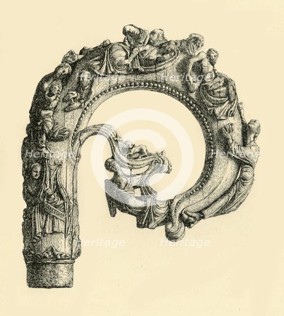 The St Nicholas Crozier, mid 12th century, (1881).  Creator: A A Bradbury.
