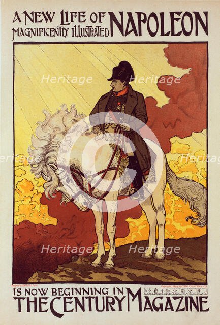Affiche pour "The Century Magazine", "Napoléon"., c1898. Creator: Eugene Samuel Grasset.