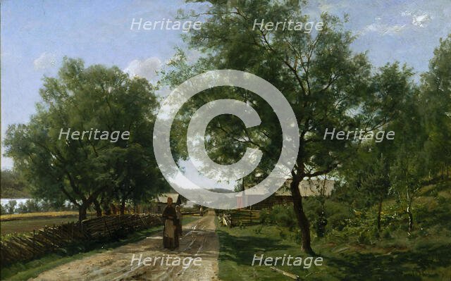 A Road in Häme, 1883. Creator: Hjalmar Munsterhjelm.