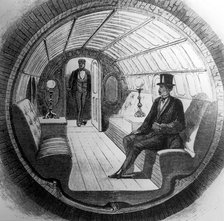 First class subterranean travel, 19th century. Artist: Unknown