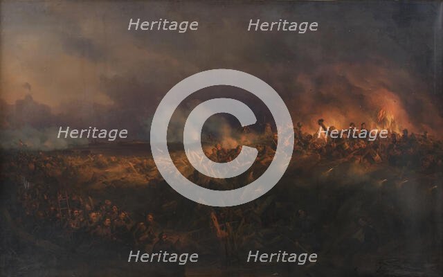 The storming of Frederiksstad, 4 October 1850, (1822-1866). Creator: Niels Simonsen.