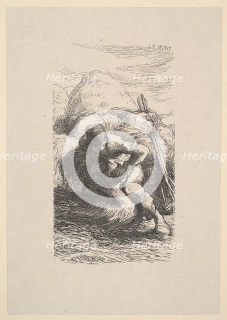 The Sheaf Binder, 1853. Creator: Jacques-Adrien Lavieille.