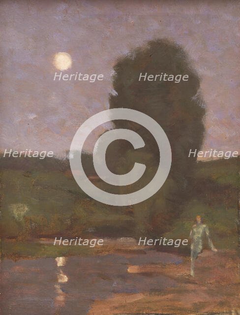 By the Moonlight, after 1900. Creator: Milan Thomka Mitrovsky.