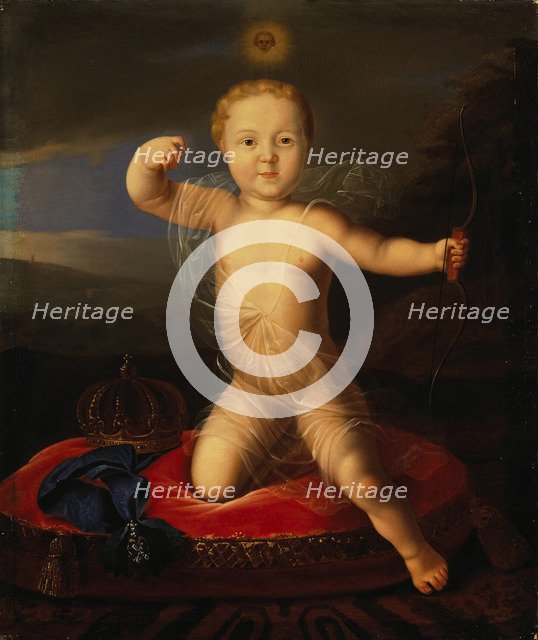 Portrait of Tsarevich Peter Petrovich of Russia (1715-1719), First quarter of 19th cen.. Artist: Anonymous  